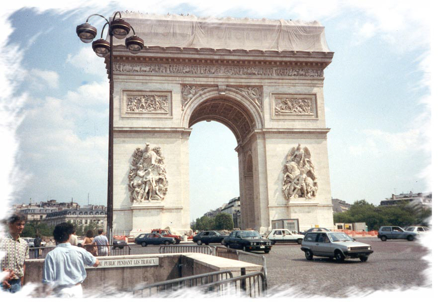 Arc de Triomphe, Paris, France