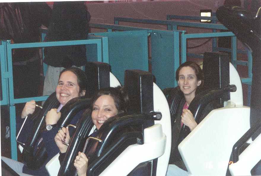 Sue, Laura & Stacy on ride at Circus Circus