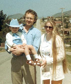 Randy, Ryan and Nancy in Los Osos (October 1985)