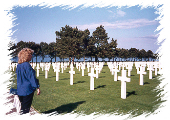 WWII National Cemetary near the Normandy Beaches.