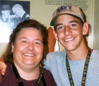 Me & John aboard the U.S.S. John C. Stennis docked in San Diego (October 23, 1999)