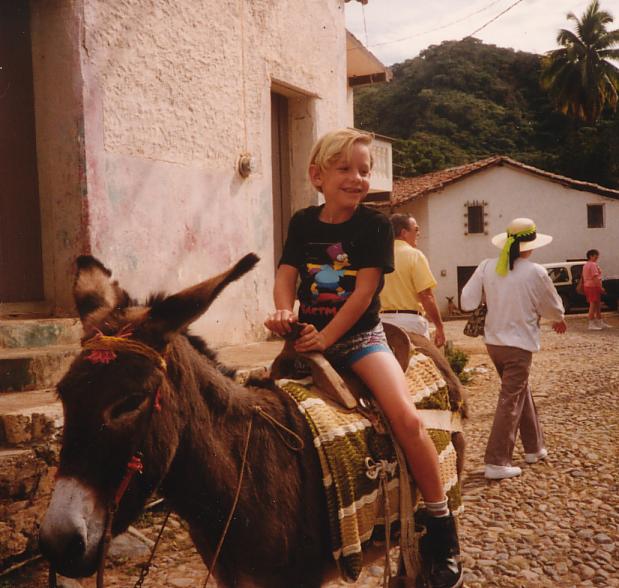 John on donkey