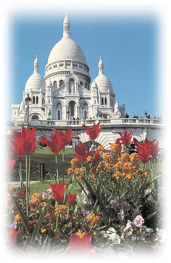 Sacre Coeur Cathedral, Paris, France 1989